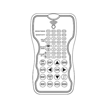 Remote Control for Microwave/PIR Motion & Daylight Sensors